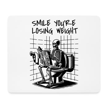 Diät Spruch witzig sarkastisch - Mousepad (Querformat) - Weiß - Vorne