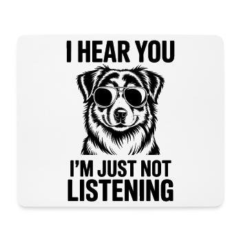 Australian Shepherd Spruch Lustige Aussie Geschenk - Mousepad (Querformat) - Weiß - Vorne