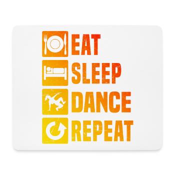 Streetdance Geschenkidee für eine Hip-Hop-Tänzerin - Mousepad (Querformat) - Weiß - Vorne