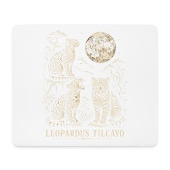  Leopardus Tilcayo Wilde Katzen Heulender Mond - Mousepad (Querformat) - Weiß - Vorne