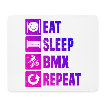 BMX-Fahren Geschenkidee für die Freestyle-Fahrerin - Mousepad (Querformat) - Weiß - Vorne