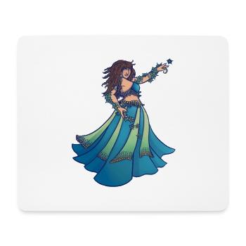 Azure Star Dancer - Mousepad (Querformat) - Weiß - Vorne