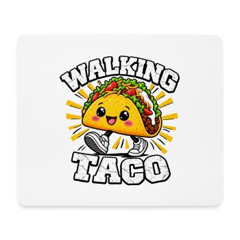 Walking Taco, lustige Kostüm-Tacos  - Mousepad (Querformat) - Weiß - Vorne