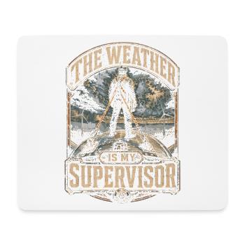 Windkraftanlagen Techniker Windkrafttechniker - Mousepad (Querformat) - Weiß - Vorne