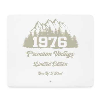 1976 Premium Vintage - Mousepad (Querformat) - Weiß - Vorne