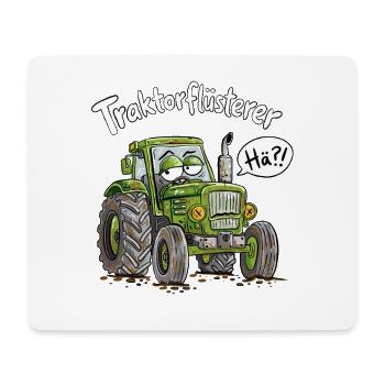 Traktorflüsterer Landwirt Trecker Bauernhof Humor - Mousepad (Querformat) - Weiß - Vorne