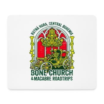 Kutna Hora Bone Church Macabre Roadtrips - Mousepad (Querformat) - Weiß - Vorne