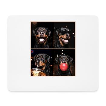 Hunde Rottweiler Hund - Mousepad (Querformat) - Weiß - Vorne