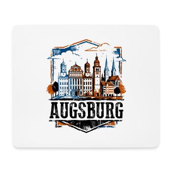 Augsburg Germany Skyline Travel Novelty For - Mousepad (Querformat) - Weiß - Vorne