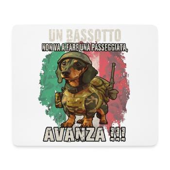 Lustiges Dackel-Motiv | Dackel-Fan | Teckel-Hunde - Mousepad (Querformat) - Weiß - Vorne