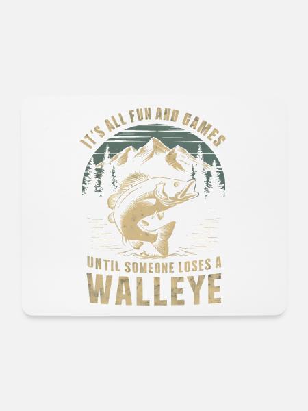 Es ist alles Spaß und Spiel, bis jemand einen Walle verliert - Mousepad (Querformat) - Weiß