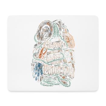 Hummerfänger Hummerfischer - Mousepad (Querformat) - Weiß - Vorne