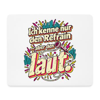 Schlagerfan Schlagerparty Schlagermove Konzert - Mousepad (Querformat) - Weiß - Vorne