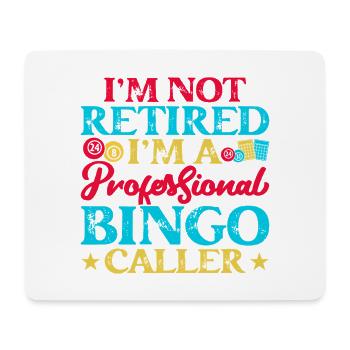 Bingo Game Professional Bingo Caller Bingo - Mousepad (Querformat) - Weiß - Vorne