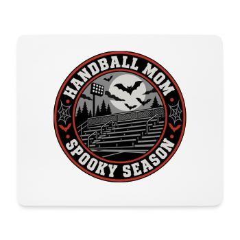 Handball Mom Spooky Season - Mousepad (Querformat) - Weiß - Vorne