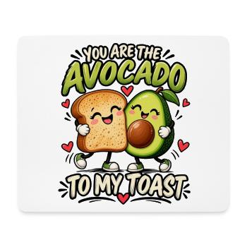 Valentinstag Paare You are the Avocado to my toast - Mousepad (Querformat) - Weiß - Vorne