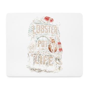 Hummerfänger Hummerfischer Lobster Pot Life - Mousepad (Querformat) - Weiß - Vorne