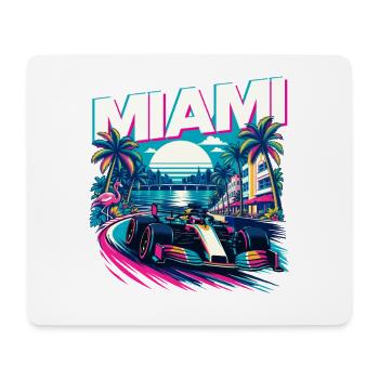 Miami Rennwochenende – Motorsport-Fan Florida - Mousepad (Querformat) - Weiß - Vorne
