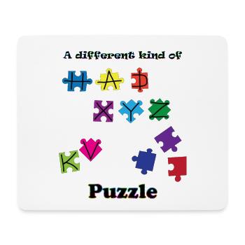 EINE ANDERE ART VON PUZZLE - Mousepad (Querformat) - Weiß - Vorne