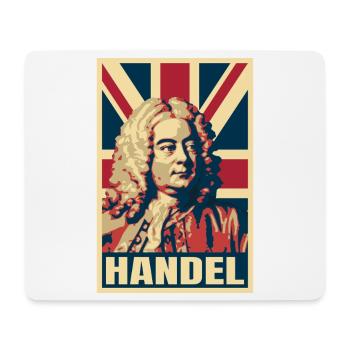Georg Friedrich Händel, Barockkomponist, Musik - Mousepad (Querformat) - Weiß - Vorne