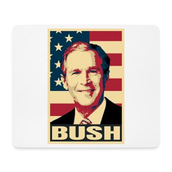 George W. Bush – Geschichte des amerikanischen Präsidenten - Mousepad (Querformat) - Weiß - Vorne