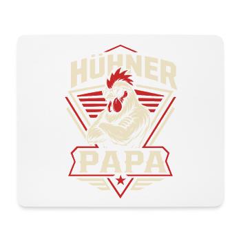 Hühner Papa Hühnerbesitzer Bauer - Mousepad (Querformat) - Weiß - Vorne