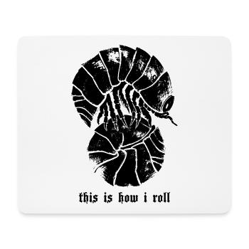 Rollassel This Is How I Roll - Mousepad (Querformat) - Weiß - Vorne