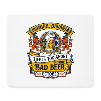 Bad Munich Bavaria October Beer Festival Novelty - Mousepad (Querformat) - Weiß - Vorne