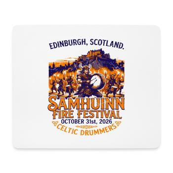 Scotland Samhuinn Fire Festival Edinburgh Celtic - Mousepad (Querformat) - Weiß - Vorne