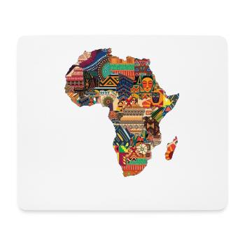 Afrika Karte Reise Backpacker Touristen Souvenir  - Mousepad (Querformat) - Weiß - Vorne
