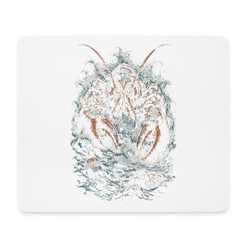 Hummerfänger Hummerfischer - Mousepad (Querformat) - Weiß - Vorne