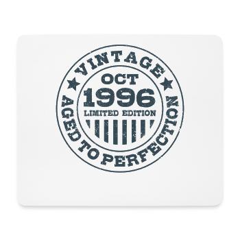 Vintage Oktober 1996 Limited Edition Circle - Mousepad (Querformat) - Weiß - Vorne
