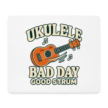 Lustiger Ukulele-spieler Dunkler Humor - Mousepad (Querformat) - Weiß - Vorne