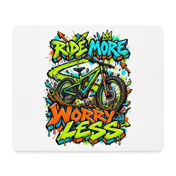Mehr Fahren, Weniger Sorgen - Mousepad (Querformat) - Weiß - Vorne