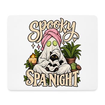 Spooky Spa Night - Mousepad (Querformat) - Weiß - Vorne