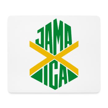 Jamaika - Mousepad (Querformat) - Weiß - Vorne