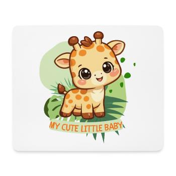 MY CUTE LITTLE BABY - Mousepad (Querformat) - Weiß - Vorne