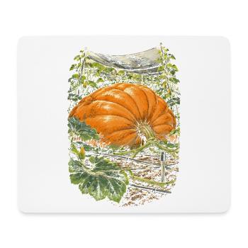 Riesenkürbis Kürbiswettbewerb - Mousepad (Querformat) - Weiß - Vorne