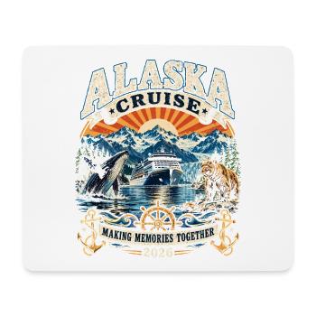 Alaska Kreuzfahrt 2026 Erinnerungen - Mousepad (Querformat) - Weiß - Vorne