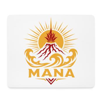 Mana-Vulkanwelle - Mousepad (Querformat) - Weiß - Vorne