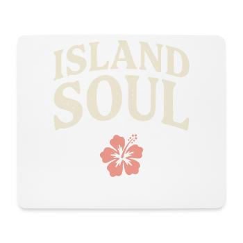 Island Soul - Mousepad (Querformat) - Weiß - Vorne