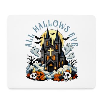 Katholischen Kirche Zu Halloween - Mousepad (Querformat) - Weiß - Vorne