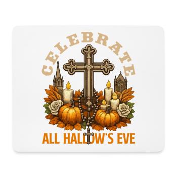 Katholischen Kirche Zu Halloween - Mousepad (Querformat) - Weiß - Vorne