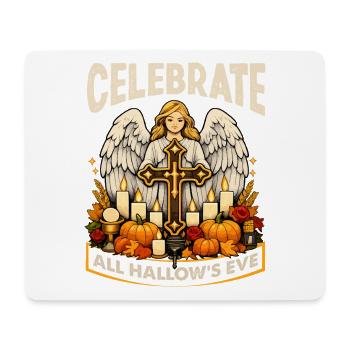 Katholischen Kirche Zu Halloween - Mousepad (Querformat) - Weiß - Vorne