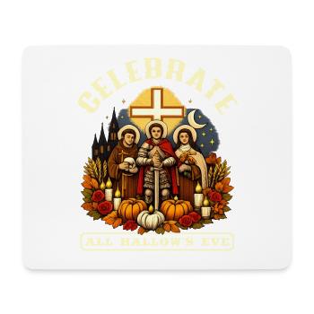 Katholischen Kirche Zu Halloween - Mousepad (Querformat) - Weiß - Vorne