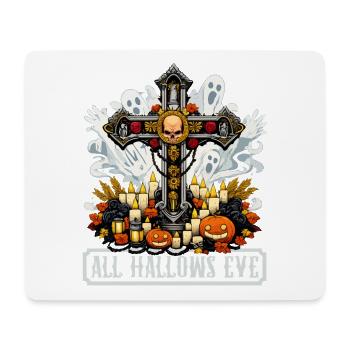 Katholischen Kirche Zu Halloween - Mousepad (Querformat) - Weiß - Vorne