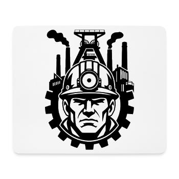 Bergbau - Mousepad (Querformat) - Weiß - Vorne