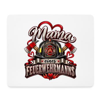 Mama eines Feuerwehrmanns - Mousepad (Querformat) - Weiß - Vorne