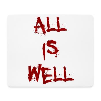 Alles ist in Ordnung - Mousepad (Querformat) - Weiß - Vorne