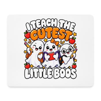 Süße Geister Lehrhelden Boo - Mousepad (Querformat) - Weiß - Vorne